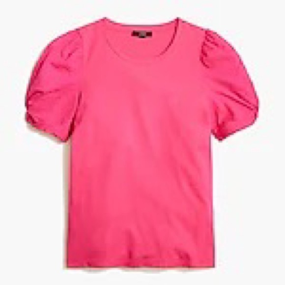 J Crew Clip Dot Balloon Sleeve Top - Picture 4 of 4